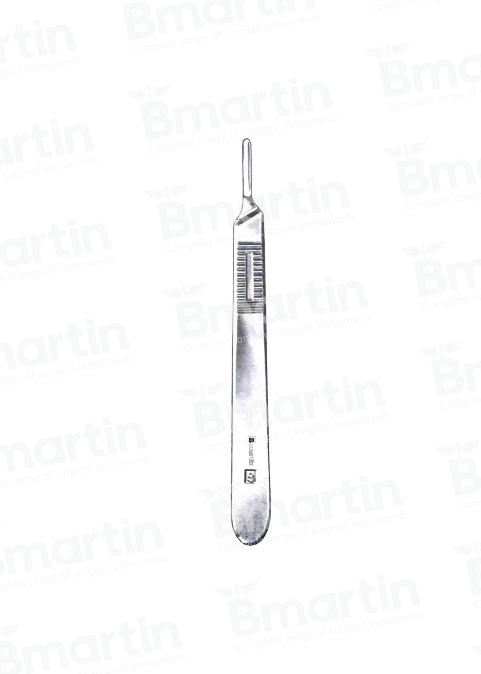 b1-bp-handle-no3-general-bmartin BP Handle No. 3 scalpel handle B-1 Bmartin