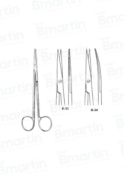 Nerve Preparation Scissors B-33