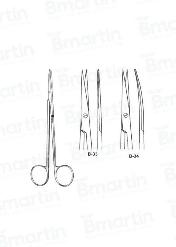 Nerve Preparation Scissors B-33