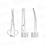 Mayo scissors straight curved surgical stainless steel B Martin B-60 to B-69