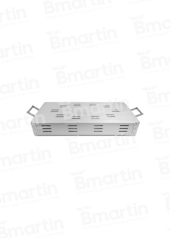 Omni Track abdominal retractor sterilization box BMO-221 aluminium B Martin